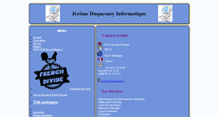 Desktop Screenshot of duquesnoy.fr